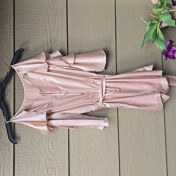 RACHEL ZOE Catrina SILK Romper Tube Rose 2 - Picture 9 of 9